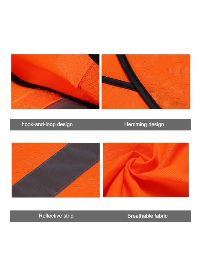 3M Reflective Safety Vest Orange/Grey/Black - Image 2