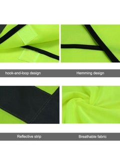 3M Reflective Safety Vest Fluorescent Yellow/Grey  - Image 3