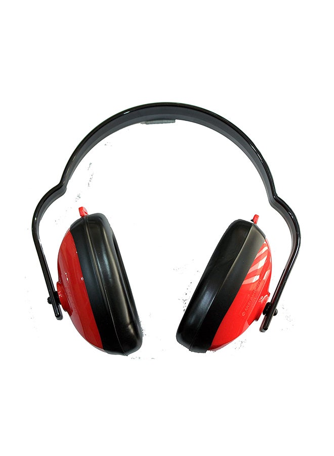 ثري ام واقيات أذن لخفض الضوضاء وضمان السلامة أحمر وأسود - Image 1