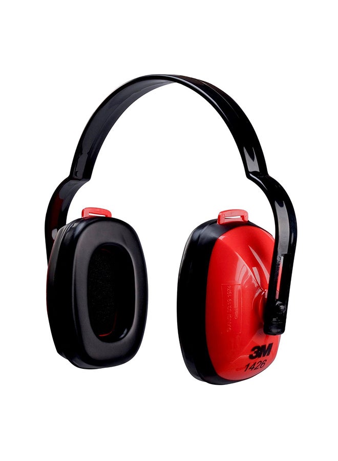 ثري ام واقيات أذن لخفض الضوضاء وضمان السلامة أحمر وأسود - Image 3