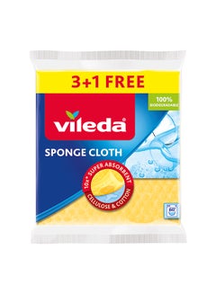 Sponge Cloth 3 Plus 1 Free Pack VC053 Yellow - v1635159505/N51357929A_1