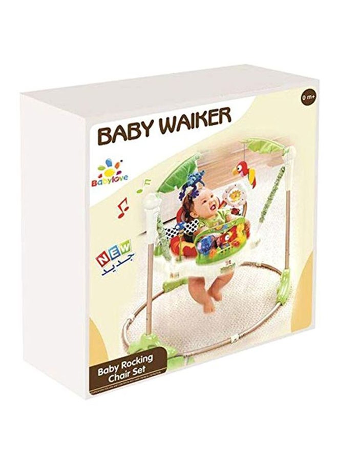 بيبي لاف مشاية قابلة للتعديل مزودة بمقعد ونطاط - Image 4