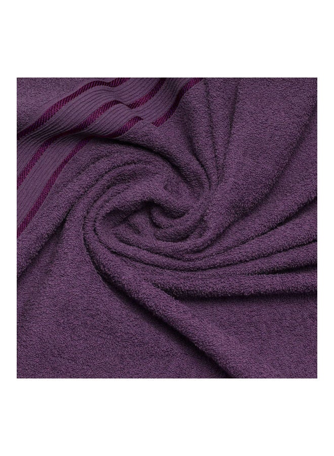 طقم مناشف استحمام من 4 قطع وردي/أرجواني 70x140سم - Image 4