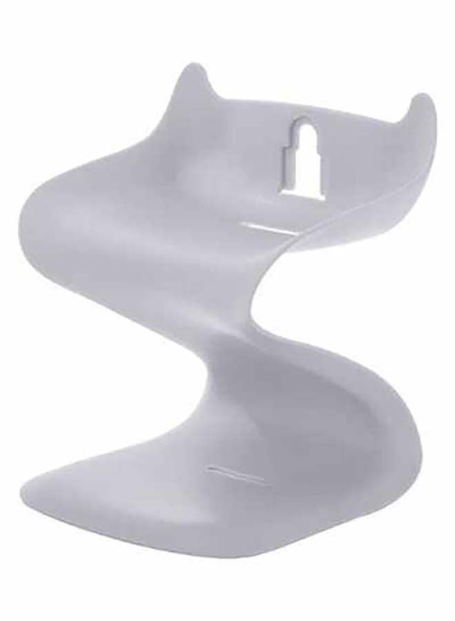 SAPU Creative Double Deck Soap Rack Grey 12x10.5x14cm - Image 1