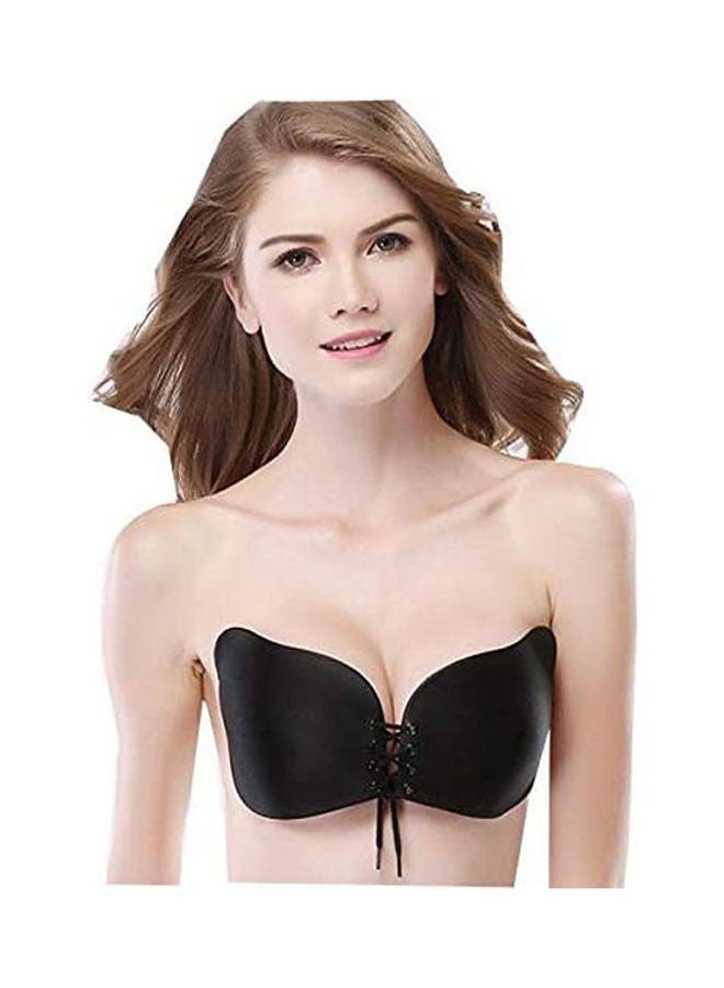 حمالة صدر مصنوعة من السيليكون للنساء أسود - Image 2