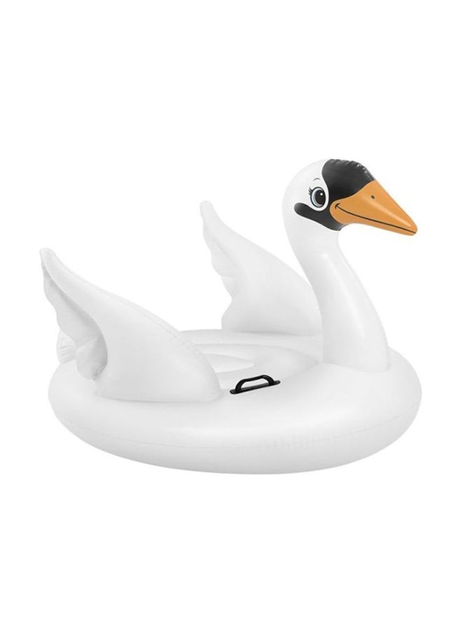 INTEX Swan Shaped Inflatable Portable Lightweight Non-Toxic Swimming Pool Rider Toy 178x140x132cm  - Image 2