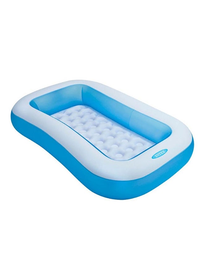 Rectangular Inflatable Foldable Portable Lightweight Swimming Pool 166x100x25cm - v1635165181/N11822330A_3