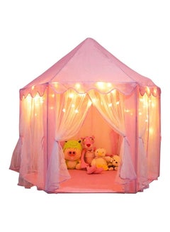 Princess Folding Portable Castle Colourful Unique Design Large Play House Tent 140x140x135cm - v1635165187/N15686927A_3