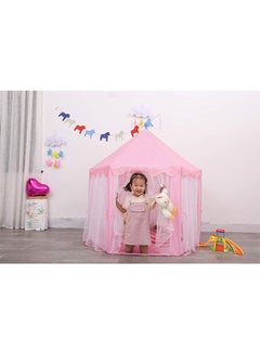 Princess Folding Portable Castle Colourful Unique Design Large Play House Tent 140x140x135cm - v1635165187/N15686927A_6