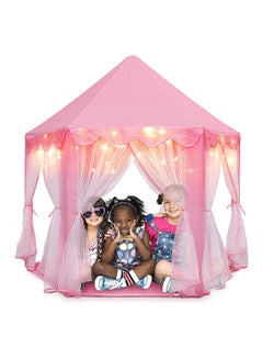 Princess Folding Portable Castle Colourful Unique Design Large Play House Tent 140x140x135cm - v1635165188/N15686927A_4