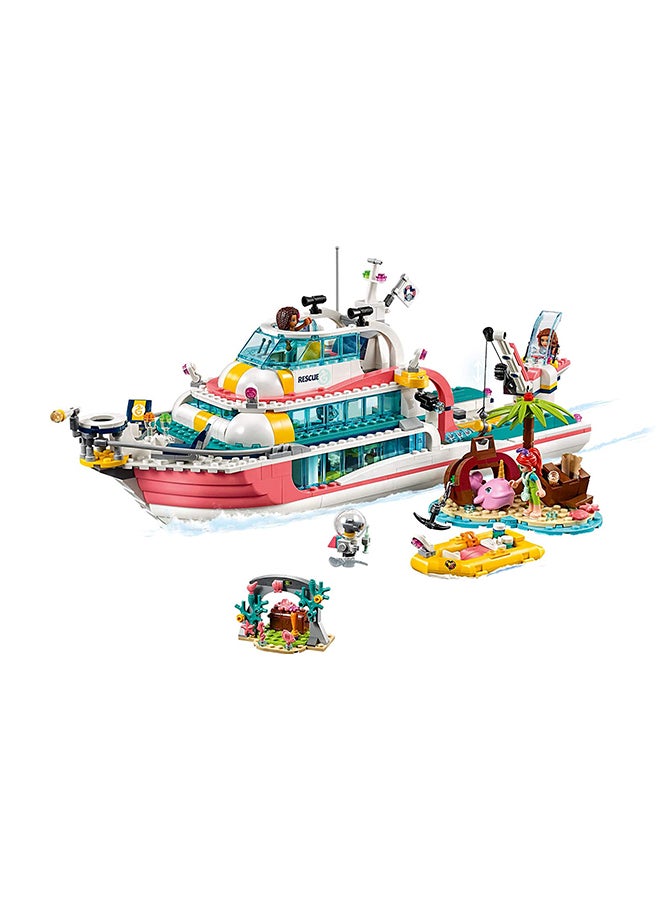 LEGO - 41381 908-Piece Friend Rescue Mission Boat Creative Fun Filled Building Block Toy Set 7+ Years - Image 1