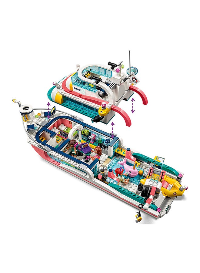 LEGO - 41381 908-Piece Friend Rescue Mission Boat Creative Fun Filled Building Block Toy Set 7+ Years - Image 1