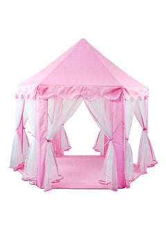 Foldable Portable Stylish Unique Design Hexagonal Indoor Outdoor Princess Castle Play House Tent 140x135x140cm - v1635165198/N32344735A_2