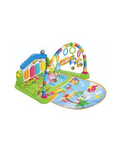 HUANGER Multi Function Decorated With Beautiful Designs Piano Fitness Play Mat With Music And Light 84x65x45cm  - Image 1