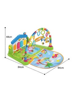 HUANGER Multi Function Decorated With Beautiful Designs Piano Fitness Play Mat With Music And Light 84x65x45cm  - Image 4