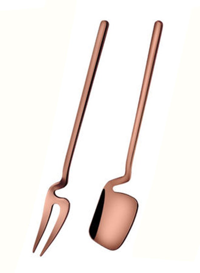4-Piece Stainless Steel Spoon and Fork Set