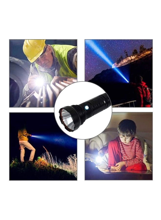 3-Lighting Modes LED Flashlight For Outdoor Adventures White 10x19x12cm - Image 3
