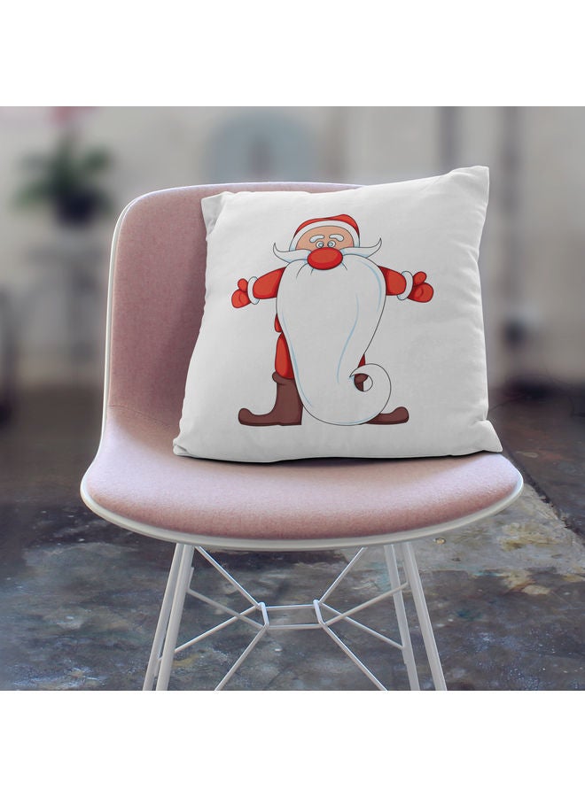 LIT Decorative Boots Santa Throw Pillow White 16 x 16inch - Image 3