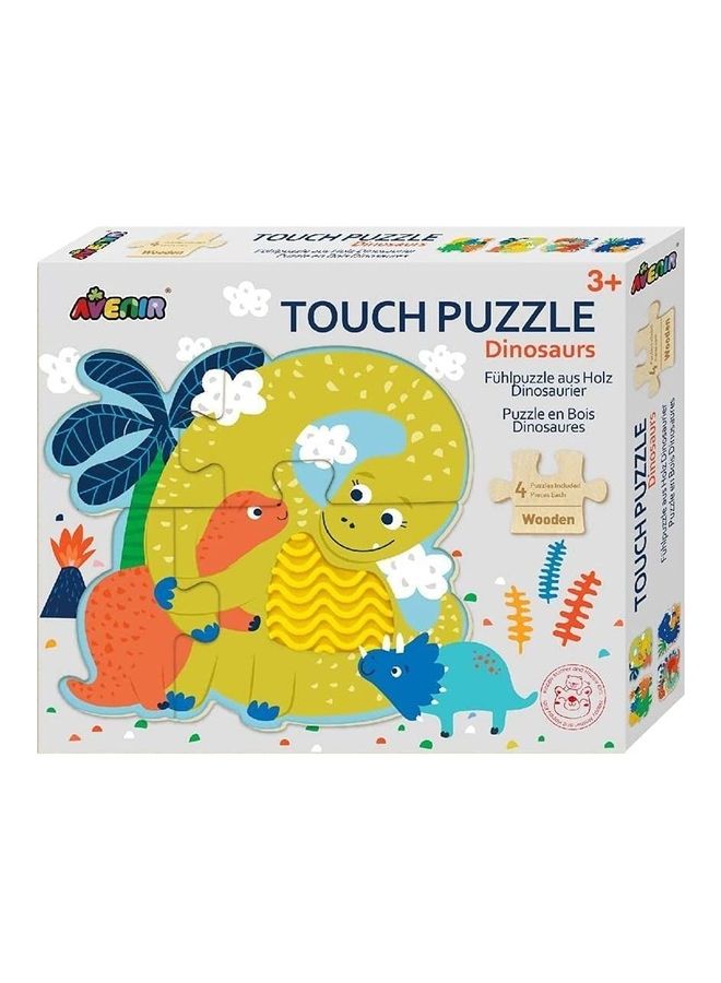 Avenir Touch Wooden Puzzle Dinosaurs 