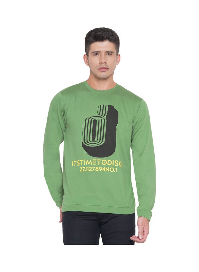 لورين سميث كنزة فضفاضة جرافيك ليموني - Image 1