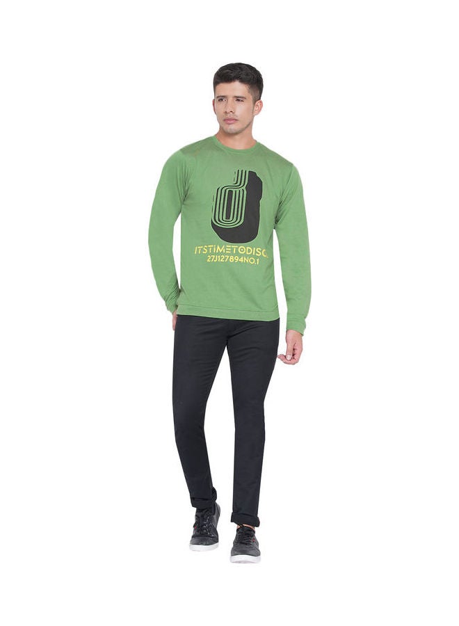 لورين سميث كنزة فضفاضة جرافيك ليموني - Image 5