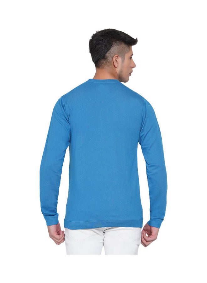 لورين سميث كنزة فضفاضة جرافيك أزرق إنك - Image 2