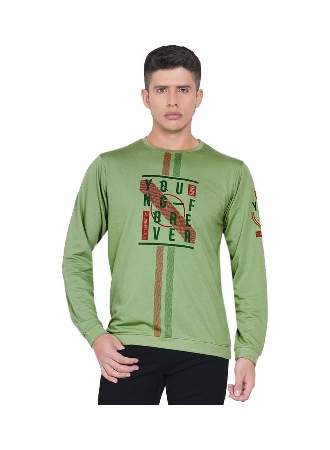 لورين سميث كنزة فضفاضة جرافيك ليموني - Image 1