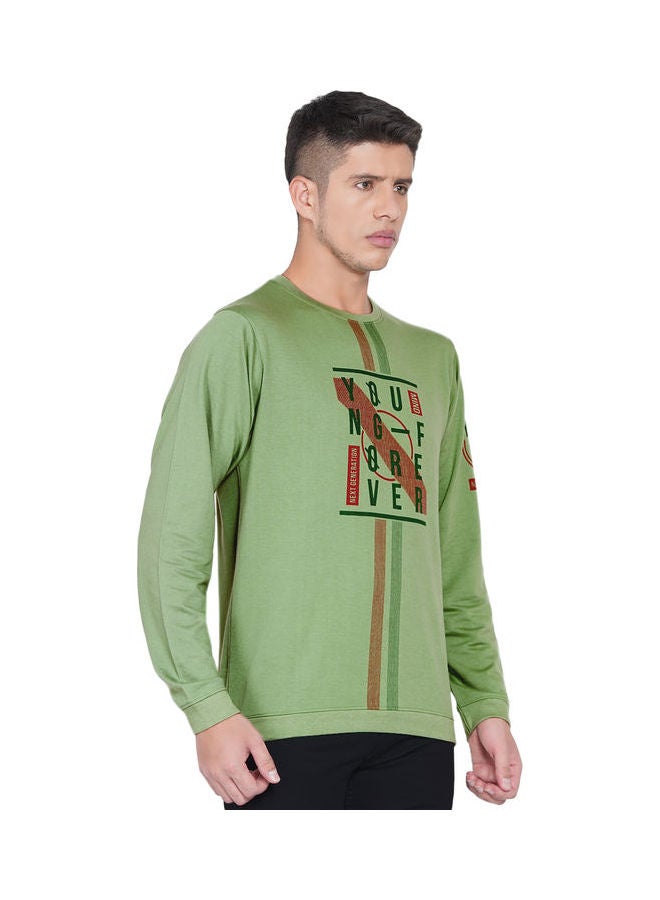 لورين سميث كنزة فضفاضة جرافيك ليموني - Image 3