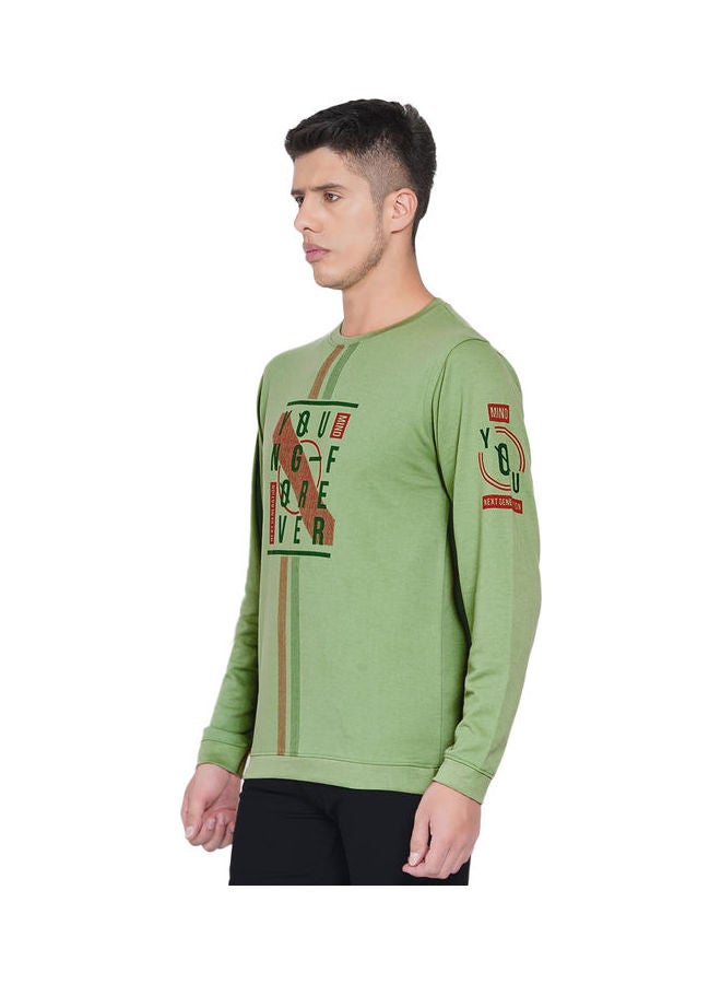 لورين سميث كنزة فضفاضة جرافيك ليموني - Image 4