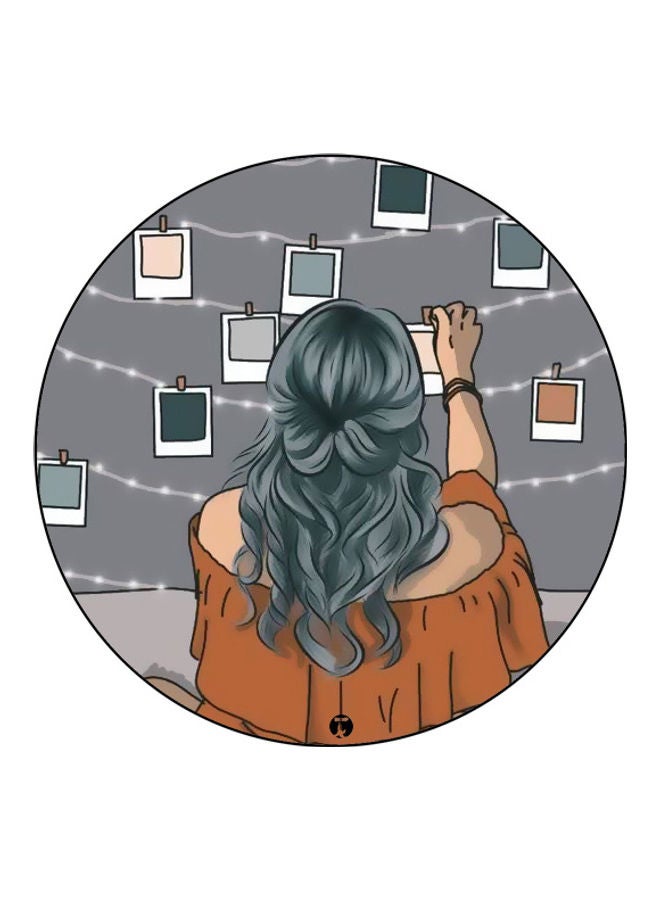 بي بي لوحة ماوس مزينة بطبعة متعدد الألوان - Image 1