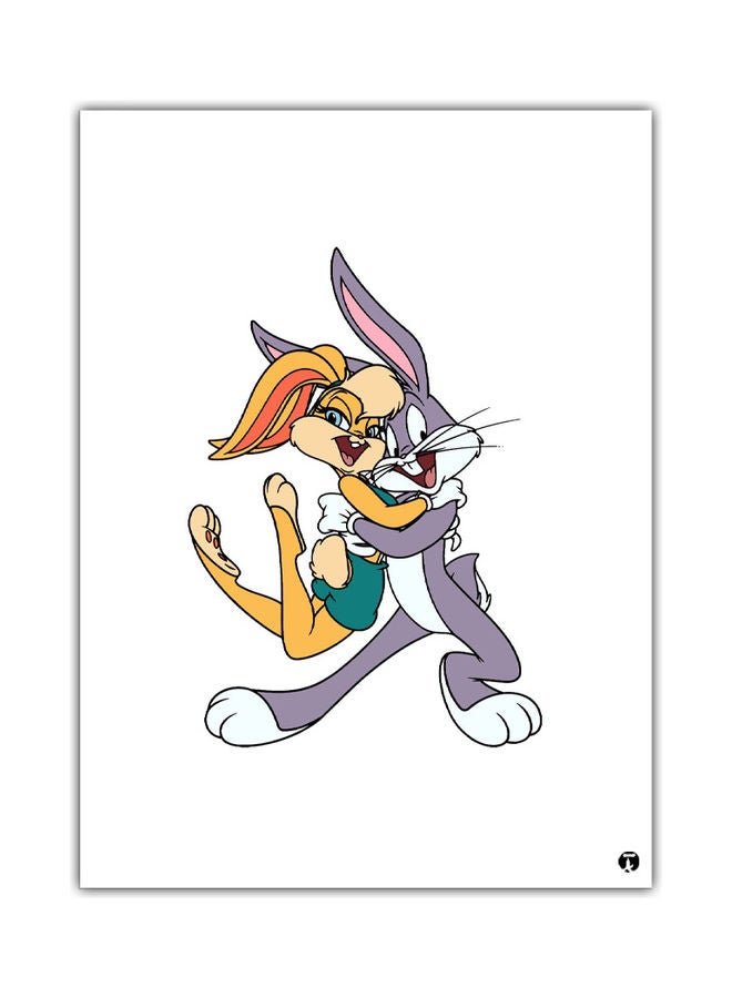 بي بي لوحة ماوس مزينة بطبعة متعدد الألوان - Image 1