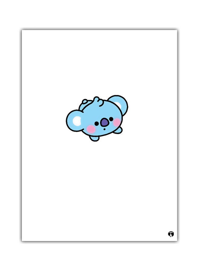 بي بي لوحة ماوس مزينة بطبعة متعدد الألوان - Image 1