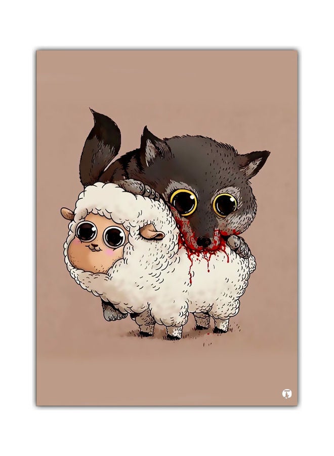 بي بي لوحة ماوس مزينة بطبعة متعدد الألوان - Image 1