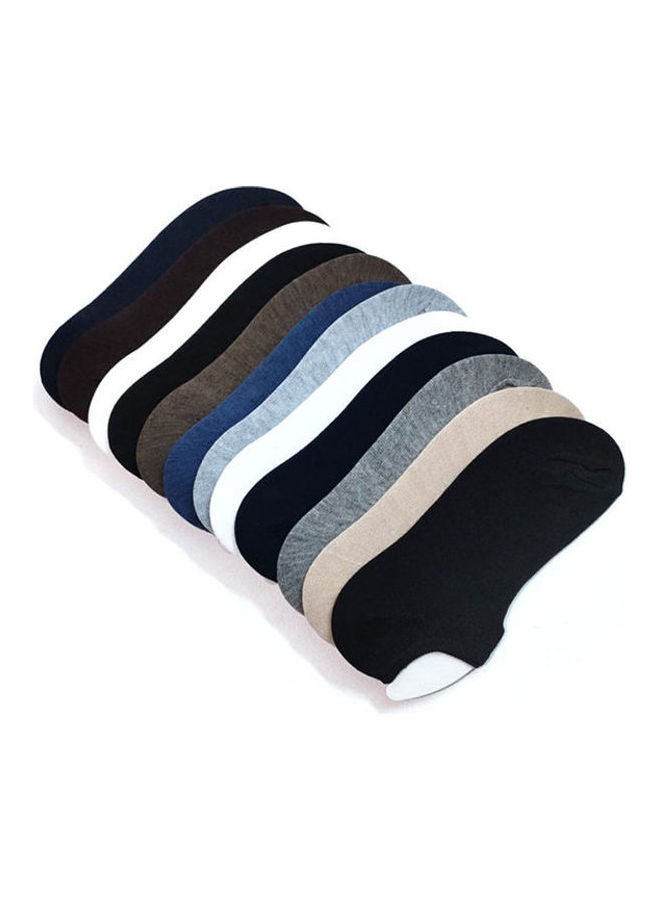 No Show Casual Printed Socks Multicolour 
