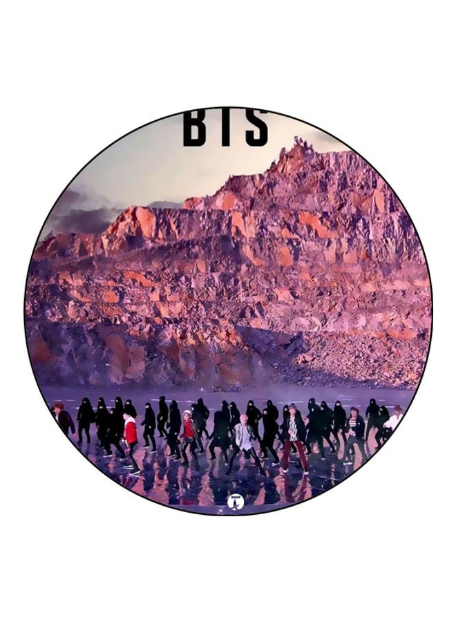 بي بي لوحة ماوس مزينة بطبعة متعدد الألوان - Image 1