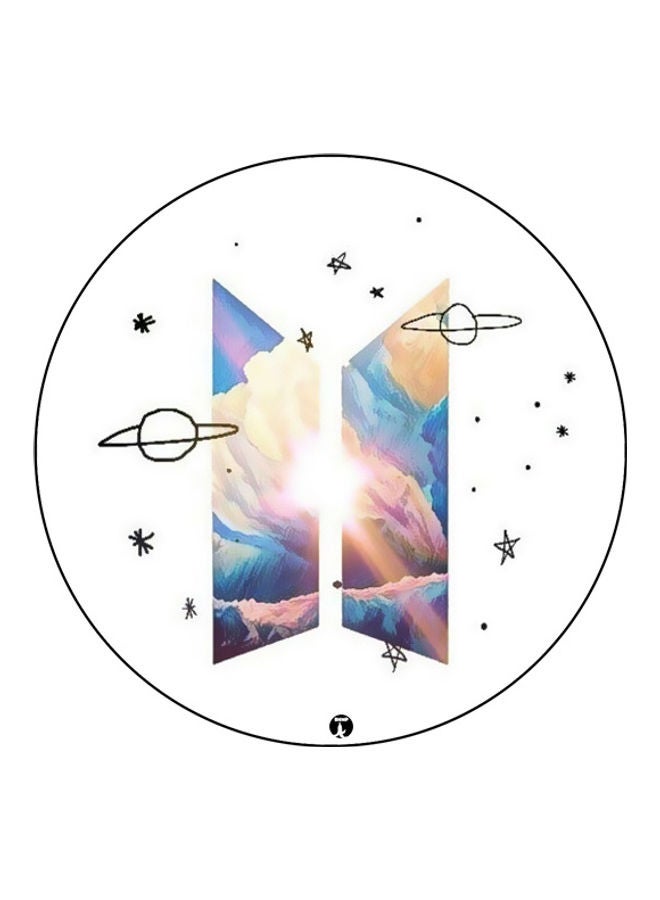 بي بي لوحة ماوس مزينة بطبعة متعدد الألوان - Image 1