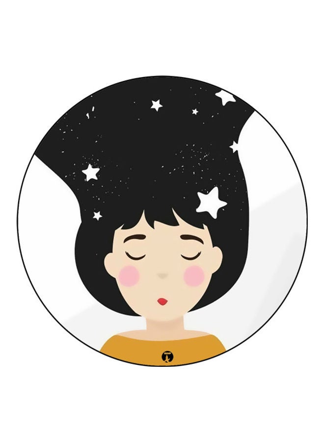 بي بي لوحة ماوس مزينة بطبعة متعدد الألوان - Image 1