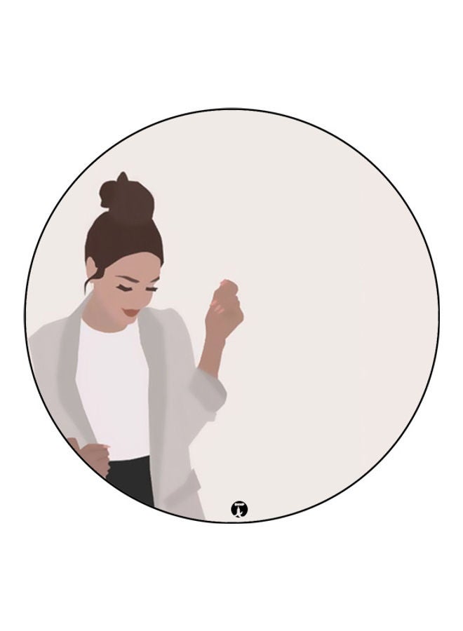بي بي لوحة ماوس مزينة بطبعة متعدد الألوان - Image 1