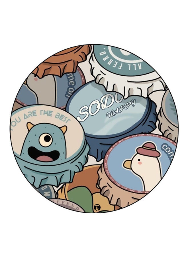 بي بي لوحة ماوس مزينة بطبعة متعدد الألوان - Image 1