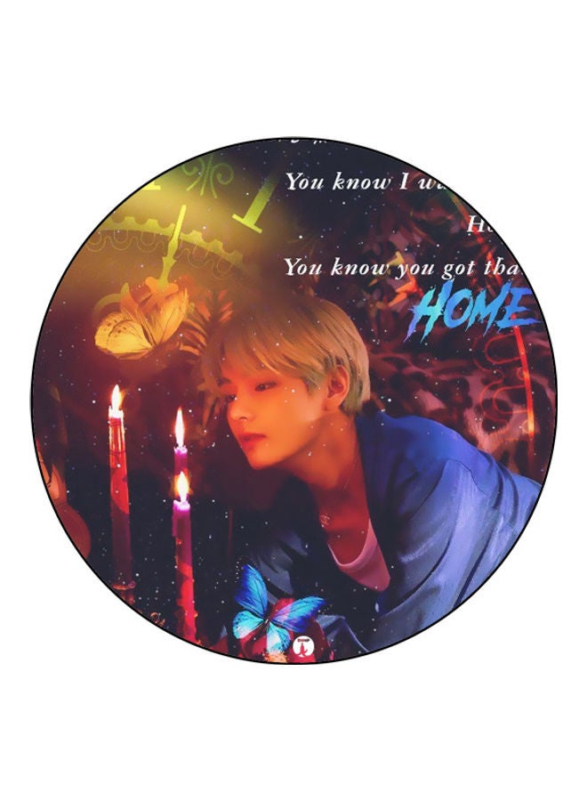 بي بي لوحة ماوس مزينة بطبعة متعدد الألوان - Image 1