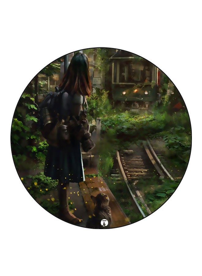 بي بي لوحة ماوس مزينة بطبعة متعدد الألوان - Image 1