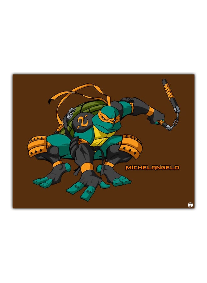 بي بي لوحة ماوس مزينة بطبعة متعدد الألوان - Image 1