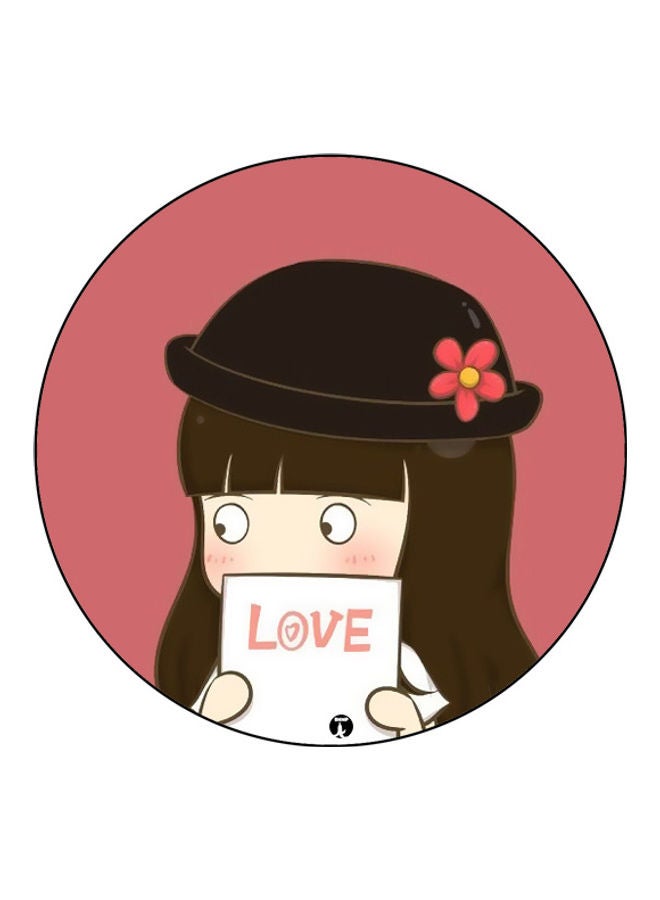 بي بي لوحة ماوس مزينة بطبعة متعدد الألوان - Image 1