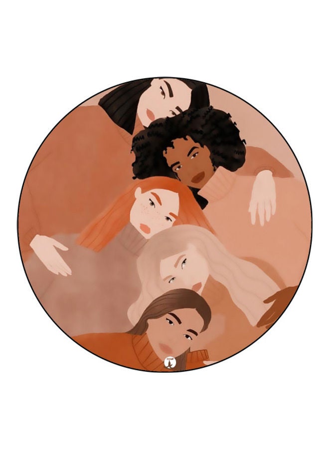 بي بي لوحة ماوس مزينة بطبعة متعدد الألوان - Image 1