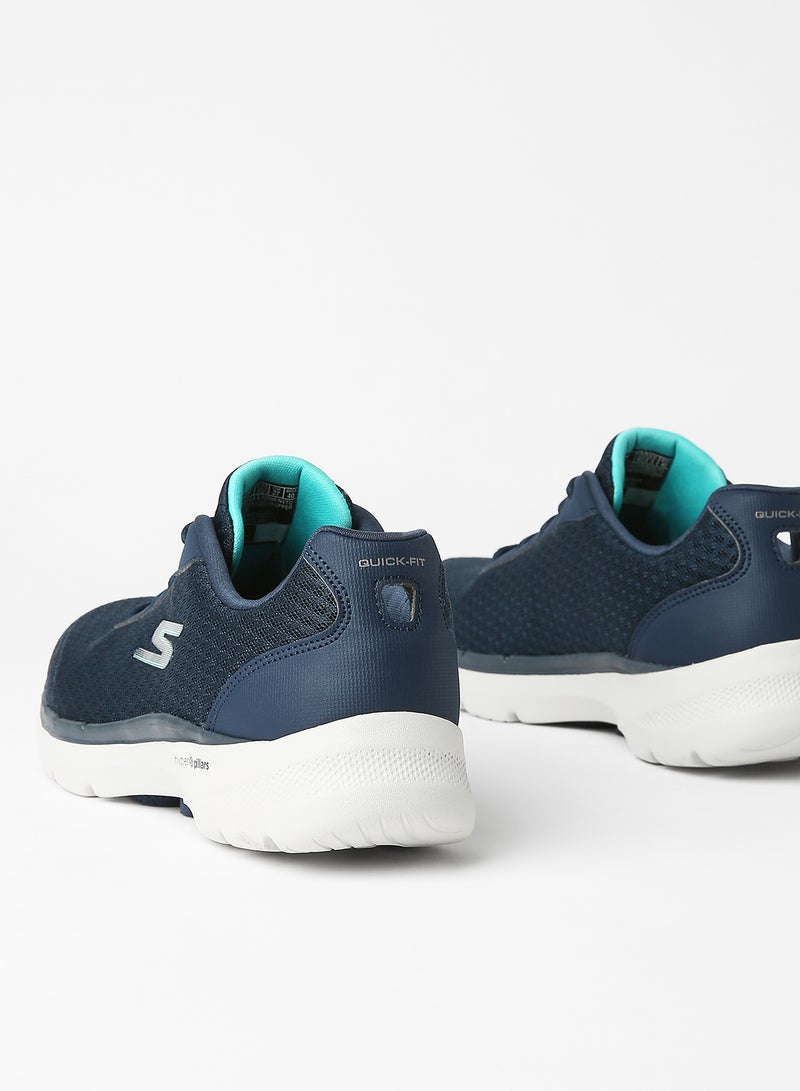 SKECHERS GoWalk 6 Walking Shoes Navy  - Image 3