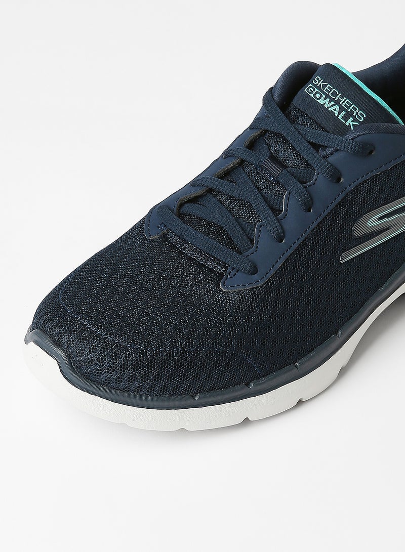 SKECHERS GoWalk 6 Walking Shoes Navy  - Image 4
