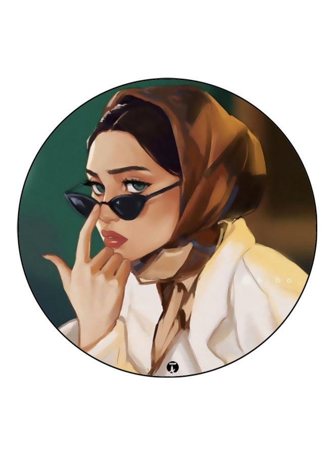 بي بي لوحة ماوس مزينة بطبعة متعدد الألوان - Image 1