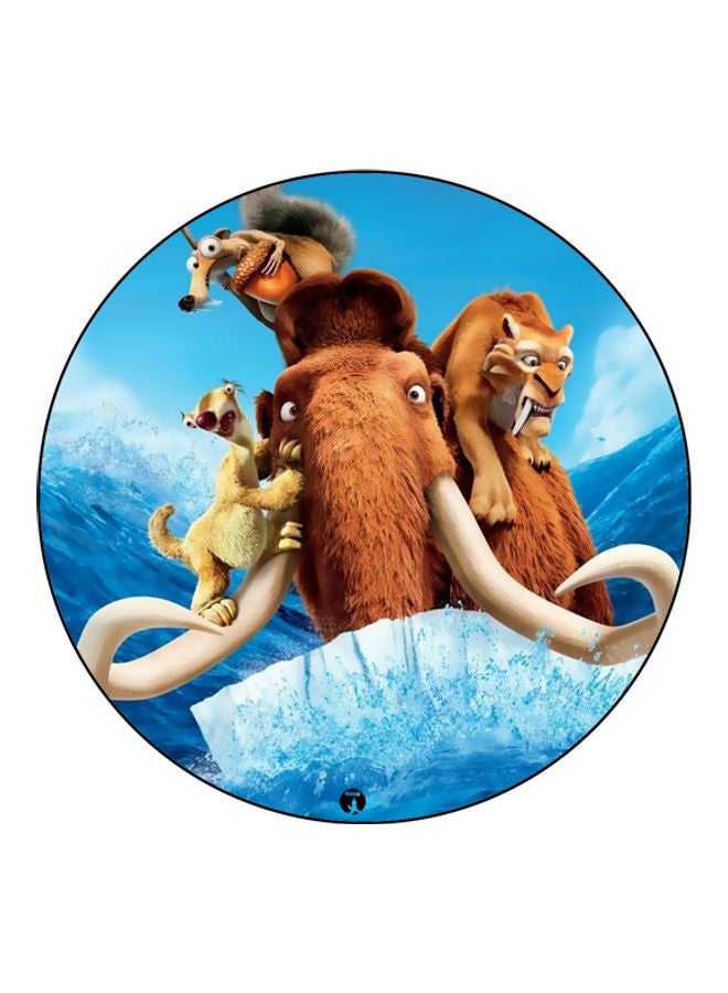 بي بي لوحة ماوس مزينة بطبعة متعدد الألوان - Image 1