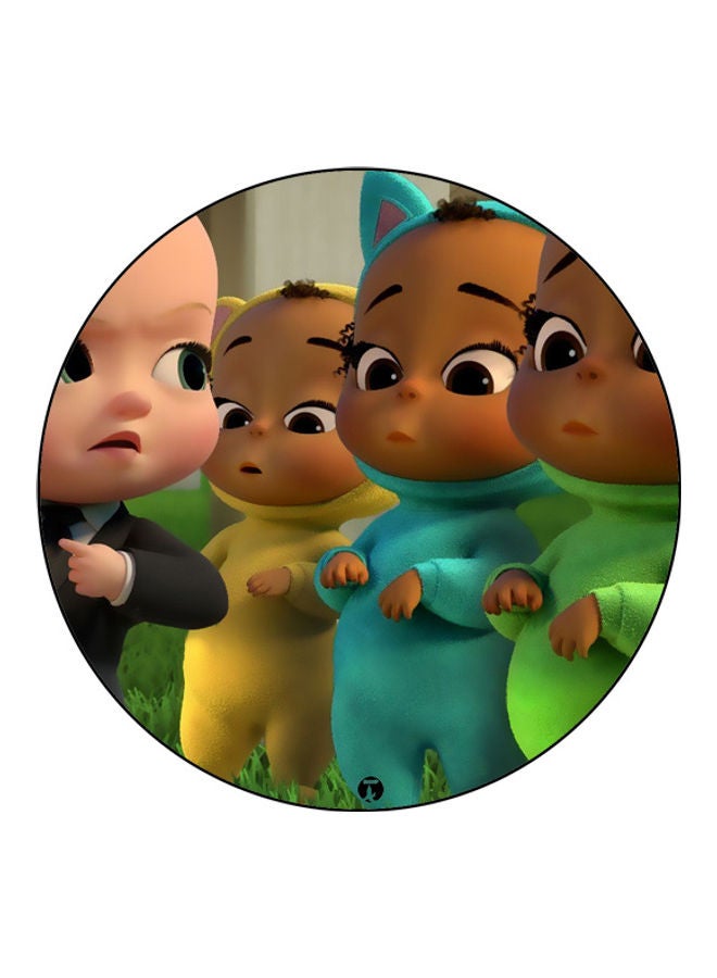 بي بي لوحة ماوس مزينة بطبعة متعدد الألوان - Image 1