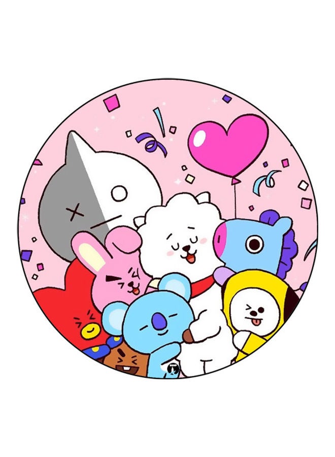 بي بي لوحة ماوس مزينة بطبعة متعدد الألوان - Image 1